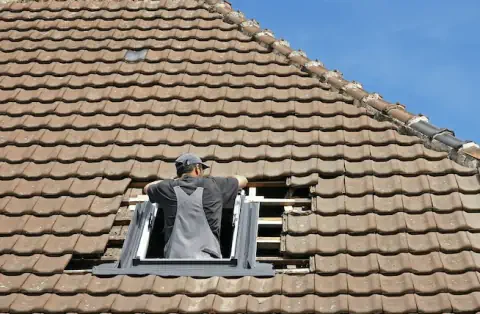 Pose de velux - Mervans